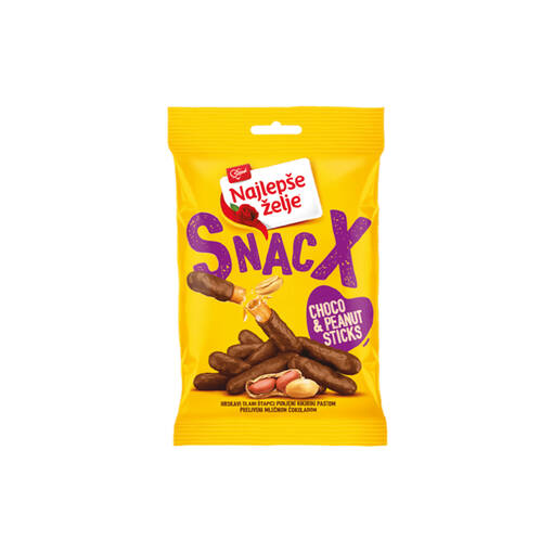 Stark Snacx Choco Pähkinätik 80g (15kpl) - Suolatikut - 8600939378748 - 1
