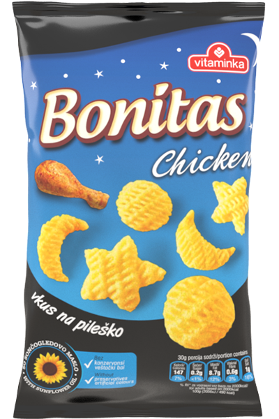Vitaminka Bonitas Chicken 30g (50kpl) - Muut sipsit - 5310005015288 - 1