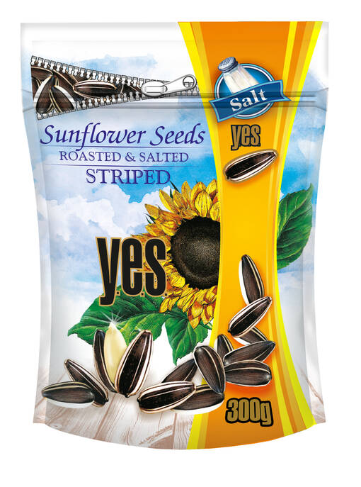 Yes Sunflower Seeds Salted 300g (18kpl) - Auringonkukansiemenet - 4770266188618 - 1