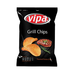 Vipa Chips Grill 140g (16kpl) - Peruna sipsit - 3902634650569 - 1