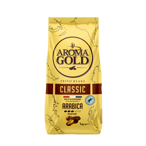Aroma Gold Classic Arabica 1kg (8kpl) - Kahvipavut - 4771632312859 - 1