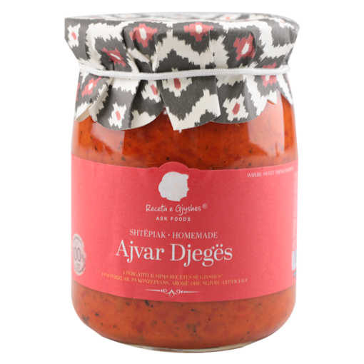 Ask Ajvar Homemade Tulinen 550g (6kpl) - Ajvarit - 3904837850029 - 1