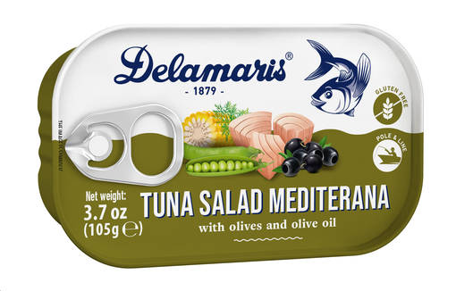 Delamaris Tonnikala Mediter 105g (14kpl) - Tonnikalat - 3838929610119 - 1