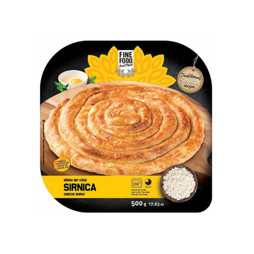 Fine Food Burek Sirnica 500g (10kpl) - Burek pakasteet - 3871710001949 - 1