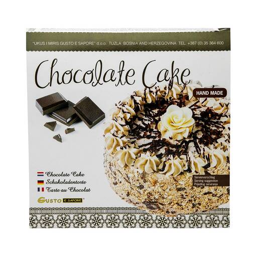 Gusto Suklaakakku 1000g (2kpl) - Kakku pakasteet - 3870690001499 - 1