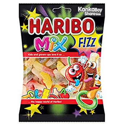 Haribo Halal Fizz Mix 70g (24kpl) - Karkit - 8691216095519 - 1