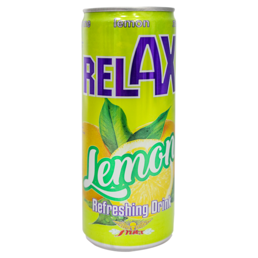 Relax Lemon 250ml (24kpl) - Virvoitusjuomat ja limonadit - 3900518300739 - 1