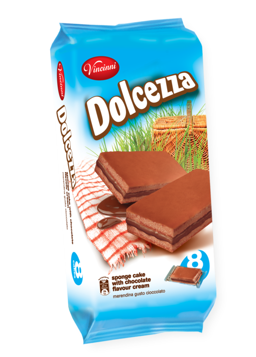 Vincinni Dolceza Chocolate 180g (12kpl) - Täyteleivokset - 5310115003809 - 1
